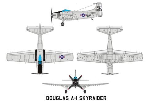 Douglas A 1 Skyraider By Bagera3005 On Deviantart