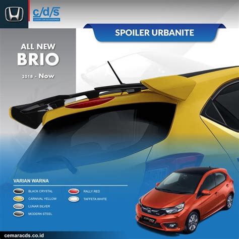 Jual SPOILER ALL NEW BRIO URBANITE 2018 2019 2020 2021 2022 HIGH