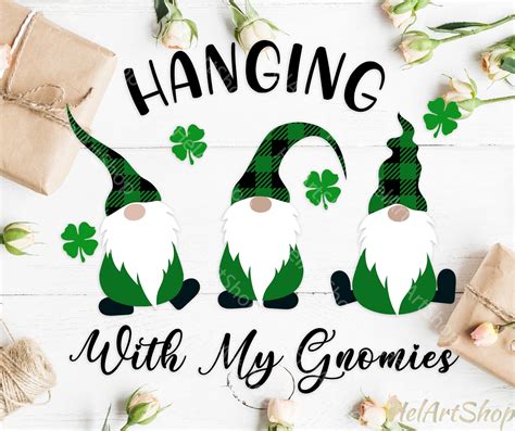 St Patricks day gnome svg, gnome svg, Scandinavian gnome, Buffalo plai ...