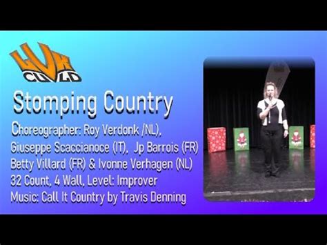 Linedance Stomping Country Demo Teach YouTube