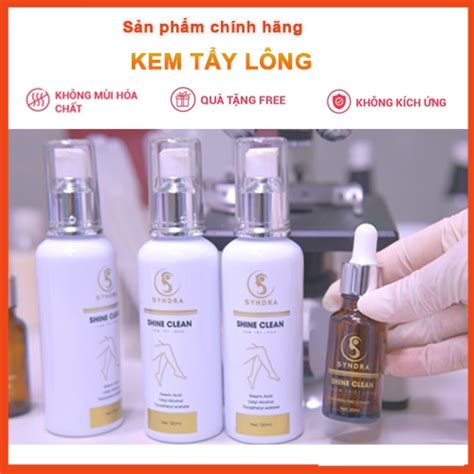 Mua Kem Tẩy Lông Shine Clean ml Dùng cho chân tay nách bẹn vùng kín bikini Tặng Kèm serum