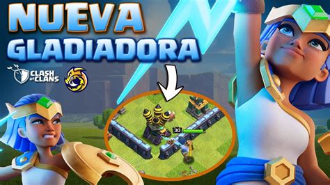 Luchadora Gladiadora Nueva Skin Clash Of Clans Sockers Youtube