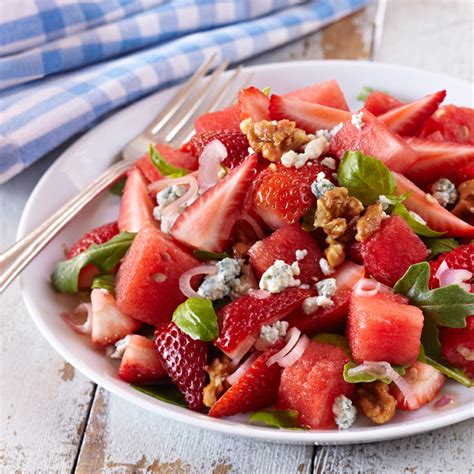 Strawberry Walnut Salad Recipe California Strawberry Commission