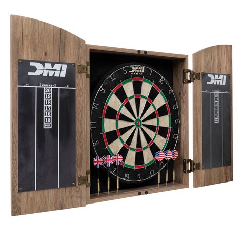 Dublin Bristle Dartboard Cabinet Set | Escalade Sports