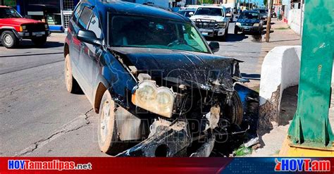 Hoy Tamaulipas Accidente En Tamaulipas Choque Multiple Deja Dos