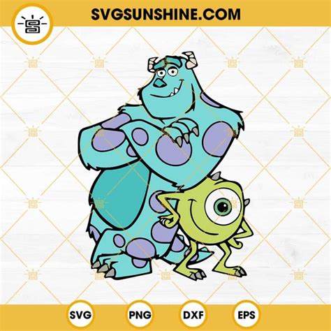 Monsters Inc Sully Svg File Cricut Design Space Silhouette Etsy The Best Porn Website