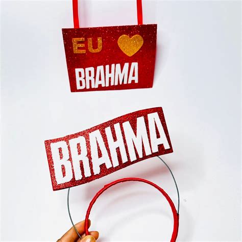 Kit Tiara Arco E Placa Brahma Fantasia Carnaval Festa Shopee Brasil