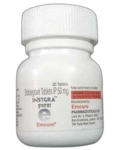 Emcure Instgra Dolutegravir Mg Tablets Prescription At Rs Box