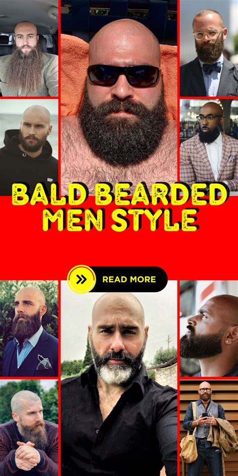 Faded and Fabulous: Stylish Bald Bearded Men Style Ideas to Try | Bald men with beards, Bald ...