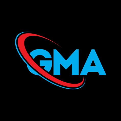 GMA logo. GMA letter. GMA letter logo design. Initials GMA logo linked ...