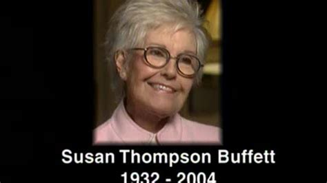 Charlie remembers his friend Susan Buffett, wife of Warren Buffett and ...