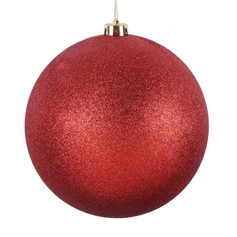 Buy Red Glitter Bauble Hanging Decoration 20cm In Australia Real