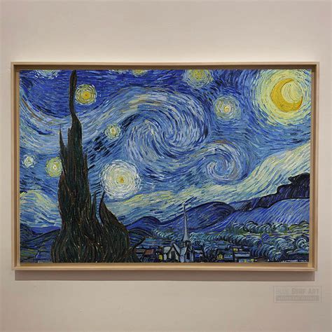 The Starry Night. Saint-Remy by Vincent Van Gogh I Reproduction I BSA ...