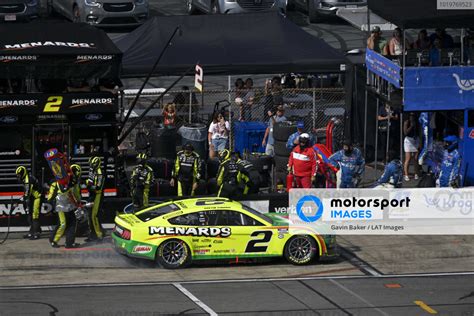 Austin Cindric Team Penske Menards Libman Ford Mustang Pit Stop