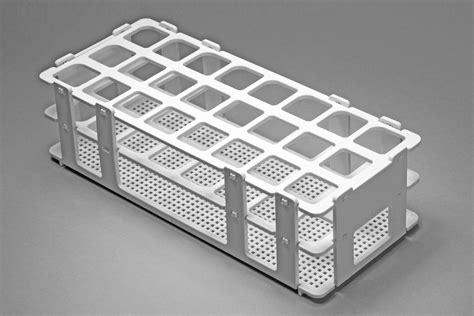 Bel Art No Wire Test Tube Rack For 20 25mm Tubes 24 Places White