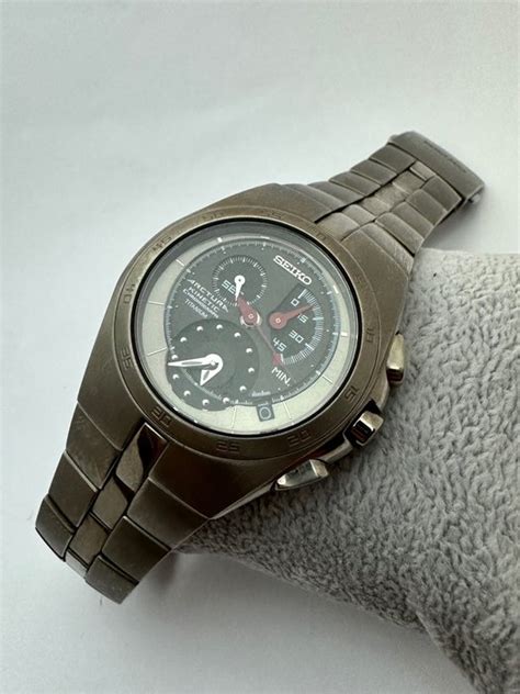 Seiko Arctura Kinetic Chronograph Titanium Men Catawiki