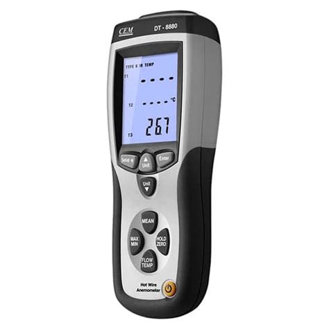 CEM รุ่น DT-8880 เครื่องวัดลมแบบ Hotwire Anemometer