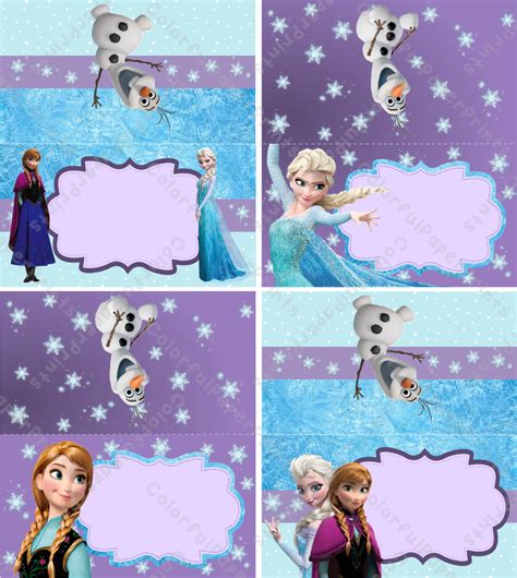 Frozen Party Food Labels Free Printable Printable Templates