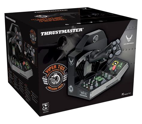 Viper TQS Mission Pack Thrustmaster Pour PC Manette Des Gaz En Metal