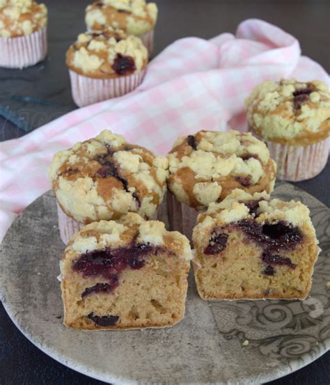 Le Muffin Aux Cranberries Fourr Et Son Crumble