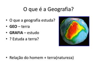 Fundamentos da geografia (conceitos básicos) | PPT
