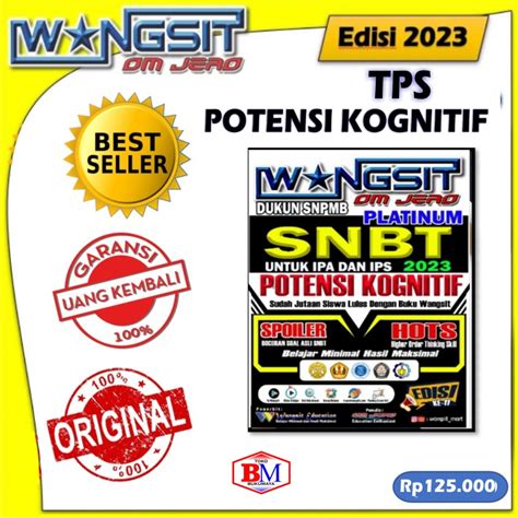 Buku Wangsit Tps 2023 Buku Utbk Snbt Tps Potensi Kognitif 2023 Tes 8712