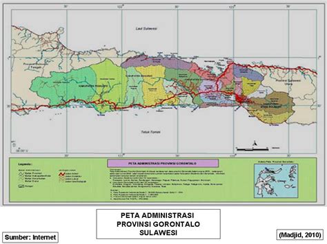 PETA DIGITAL: Peta Administrasi Provinsi Gorontalo, Sulawesi 09