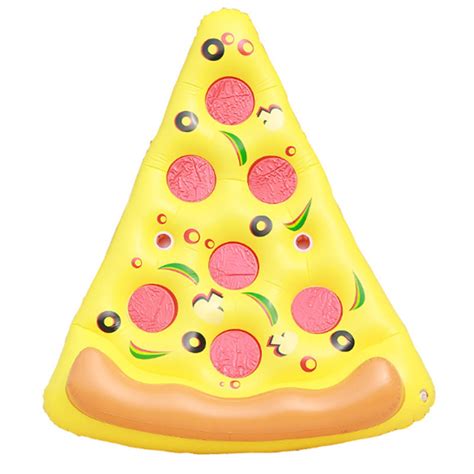 Outdoor Giant Inflatable Swimming Pool Floating Pizza Slice Pool Float