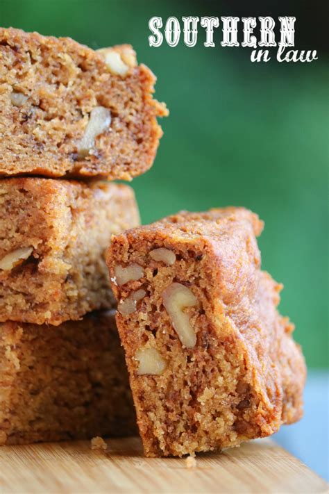 Southern In Law Recipe Easy Vegan Banana Nut Bars Gluten Free