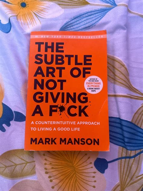 The Subtle Art Of Not Giving A Fuck Hobbies Toys Books Magazines Fiction Non Fiction On