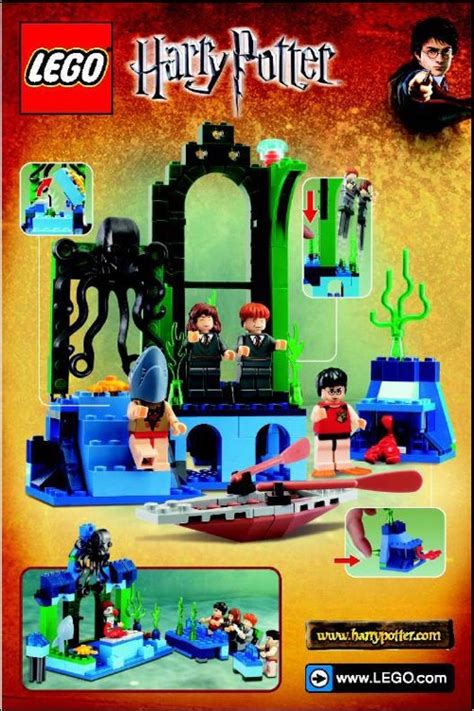 LEGO 4762 Rescue From The Merpeople Instructions Harry Potter Goblet