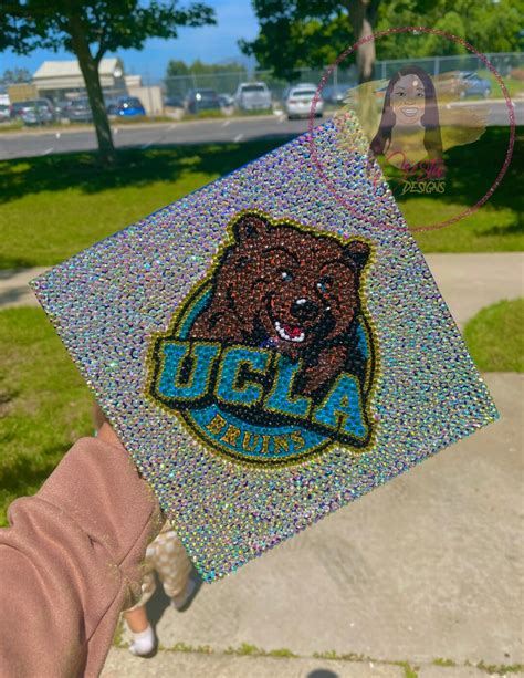 Bedazzled Grad Cap Bling Grad Cap Bear Grad Cap Grad Topper Cap Topper