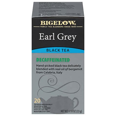 Bigelow Black Tea Earl Grey Decaffeinated Tea Bags 20 Ea Grey Roth S