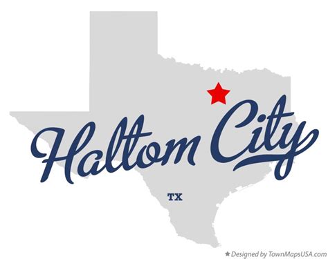 Map of Haltom City, TX, Texas