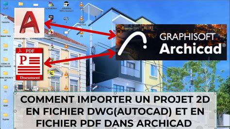 Importer Et Mettre L Echelle Un Plan Dwg Et Pdf Vers Archicad Youtube