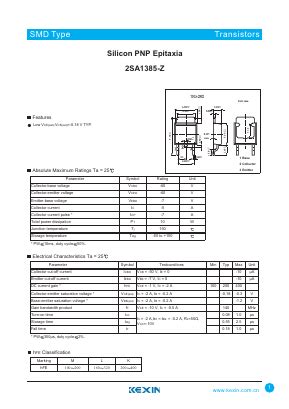 Sa Z Datasheet Pdf Kexin Industrial