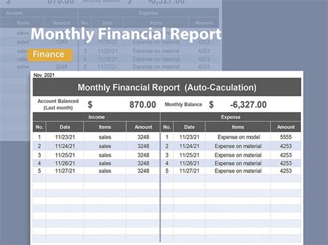 Excel Report Templates