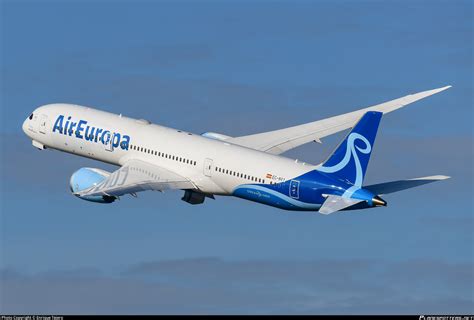 EC NVY Air Europa Boeing 787 9 Dreamliner Photo By Enrique Tejero ID