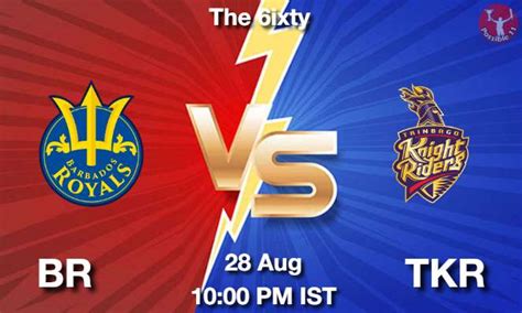 BR Vs TKR Dream11 Team Prediction Fantasy Cricket Tips