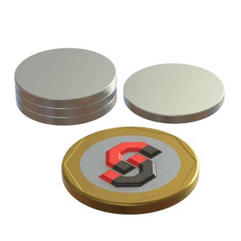 N52 Neodymium magnet disc : 20mm OD x 2mm T - Supreme Magnets