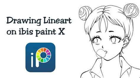 How I Draw Lineart Outline On Ibis Paint X Drawings Painting Ibis