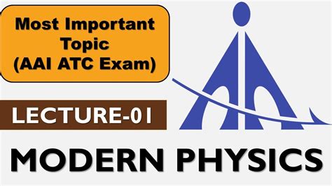 Modern Physics Class 01 AAI ATC Exam Preparation 2023 AAI ATC