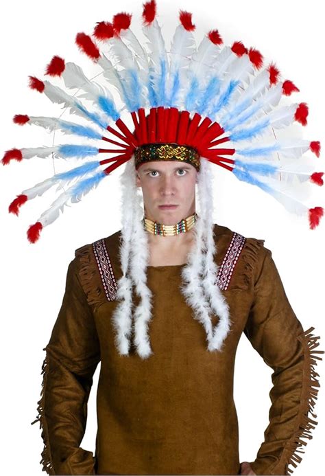 Indian Chief With Headdress