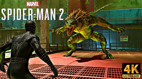 Spider Man VS Lizard With The Sam Raimi Black Suit Marvel S Spider