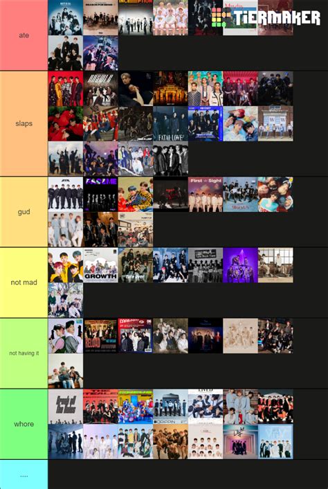 Kpop Boy Group Releases Tier List Community Rankings Tiermaker