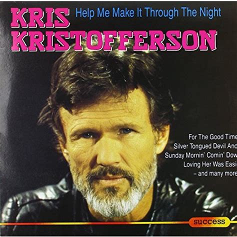 Kris Kristofferson HELP ME MAKE IT THROUGH THE NIGHT Vinyl Record