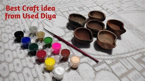 Diwali Diya Decoration Idea Best Use Of Waste Diya Craft Idea Easy