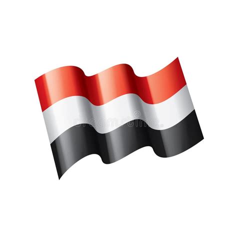 Yemeni Flag, Vector Illustration Stock Vector - Illustration of ...