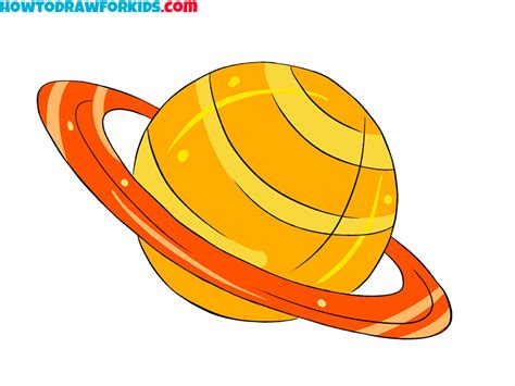 How To Draw A Planet Easy Drawing Tutorial For Kids