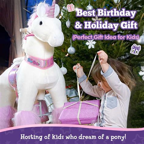 Pink Unicorn Ride on Toy Model U 2021 |PonyCycle official web.